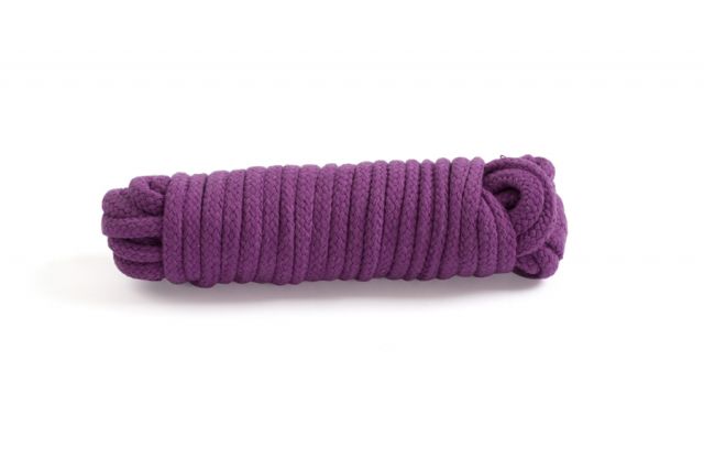 Bondage Rope Purple Cotton