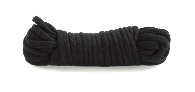 Bondage Rope Black Cotton