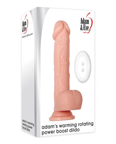 Adam & Eve Adam's Warming Rotating Power Boost Dildo