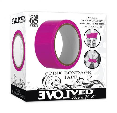 Evolved Bondage Tape Pink 65 Ft