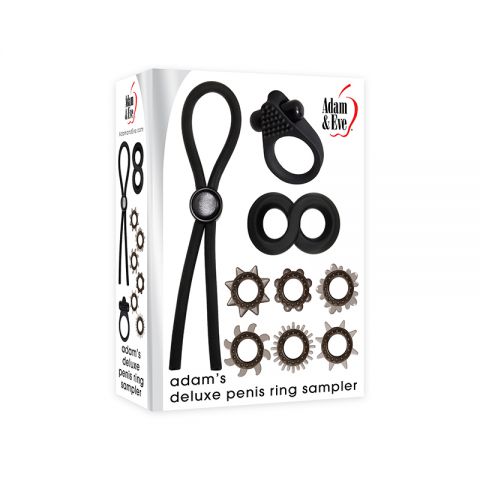 Adam & Eve Adams Deluxe Penis Ring Sampler