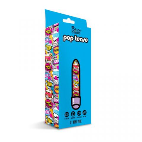 Prints Charming Pop Tease 5in Mini Vibe F*ck Purple