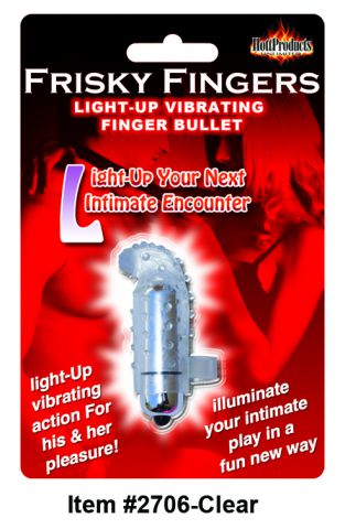 Light Up Frisky Finger Clear