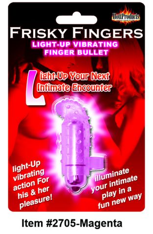 Light Up Frisky Finger Magenta