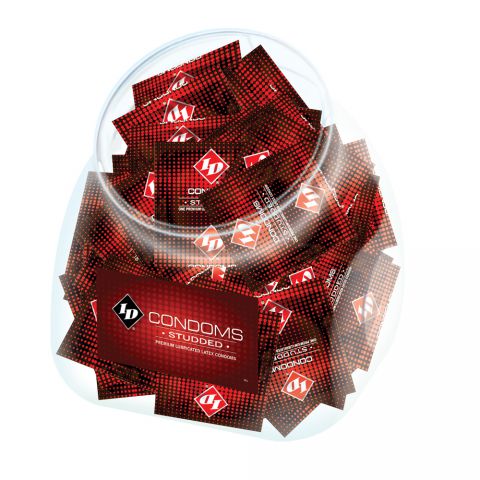 Id Studded Condom Jar 144pcs (Out Mid April)