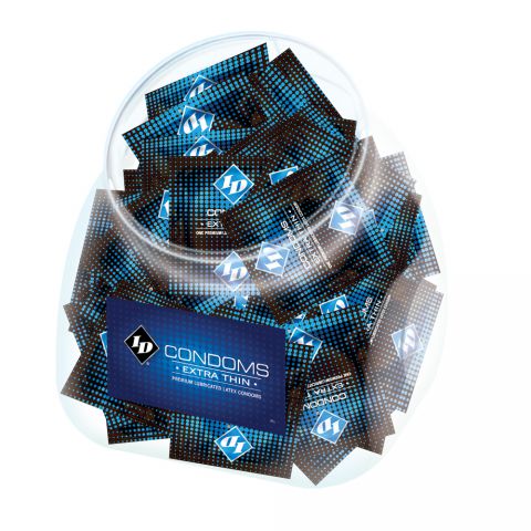 Id Extra Thin Condom Jar 144pcs(Out Mid April)