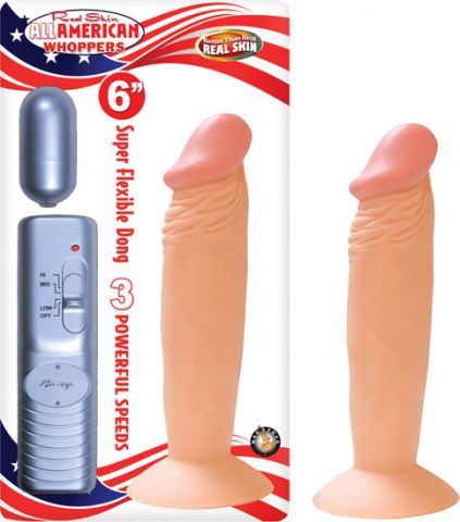All American Whopper 6in Vib Flesh