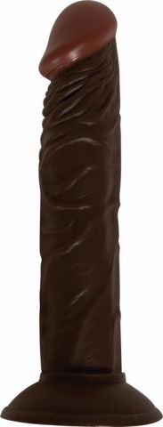 Afro American Whopper Vibrating 8in Brown
