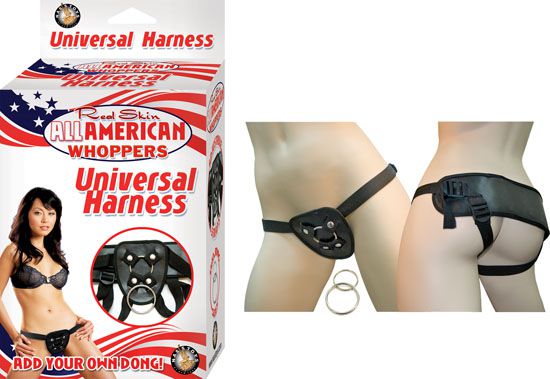 All American Whoppers Universal Harness Black