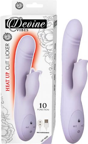 Devine Vibes Heat Up Clit Licker Lavender