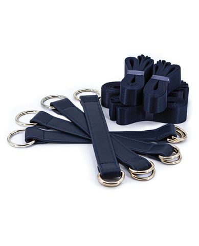 Bondage Couture Tie Down Straps Blue