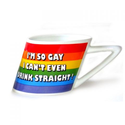 Slanted Rainbow Mug