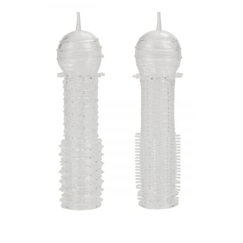 Senso Silicone-Sleeve 2 Pack Clear