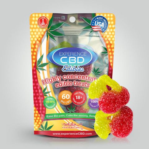 Experience Cbd 60mg Gummy Cherry 2pc