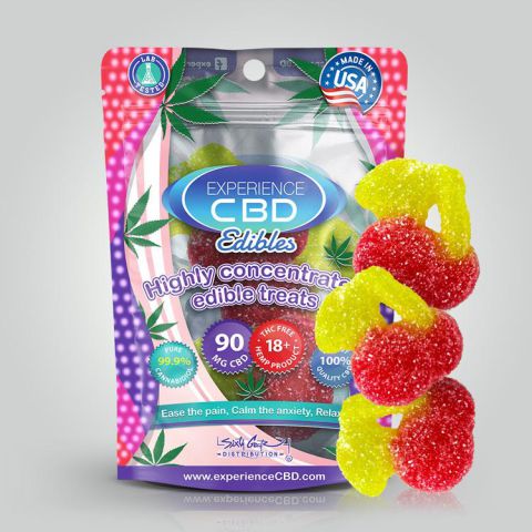 Experience Cbd 90mg Gummy Cherry 3pc