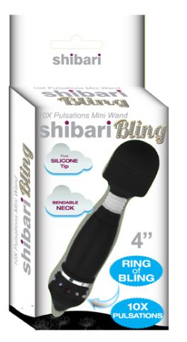 Shibari Sexy! Bling Bling Mini Wand Black