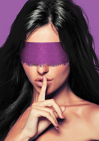 Mystere Lace Mask Purple