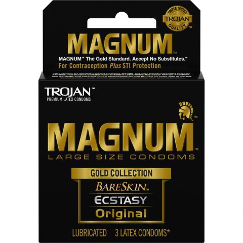 Trojan Magnum Gold Collection 3pk