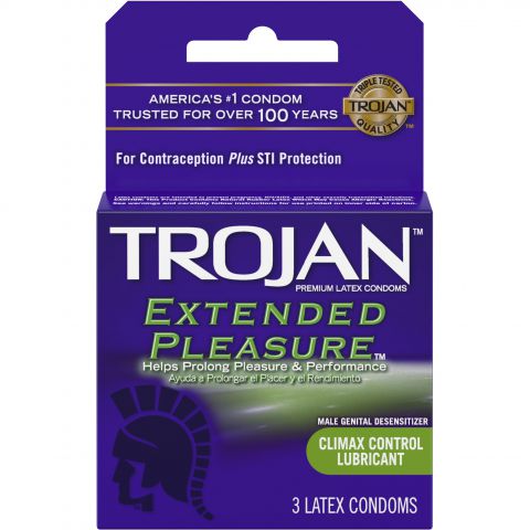 Trojan Extended Pleasure 3pk