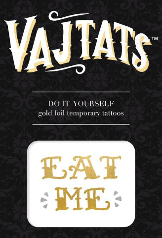 Gold Foil Tattoo Eat Me