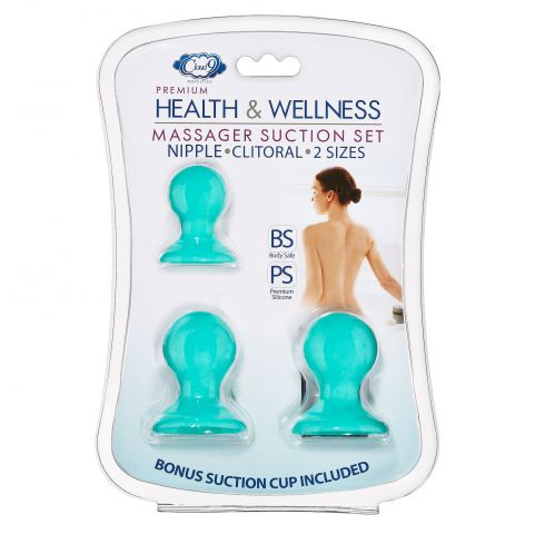 Cloud 9 Health & Wellness Nipple & Clitoral Massager Suction Set
