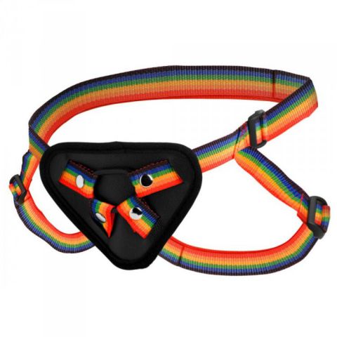Strap U Ride the Rainbow Strap on Harness